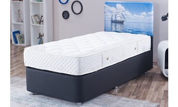 BLACK SHİP YATAK BAZA SETİ TEK KİŞİLİK 90X190