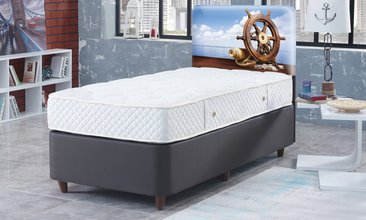 DENİZCİ YATAK BAZA SETİ TEK KİŞİLİK 90X190