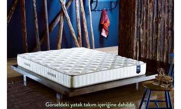 RETRO MAVİ YATAK BAZA SETİ ÇİFT KİŞİLİK 140X190