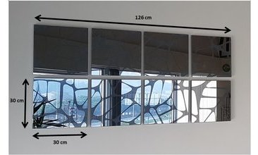 YAPRAK FÜME AYNA GRİ