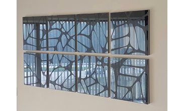 YAPRAK FÜME AYNA GRİ