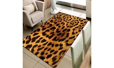 LEOPAR 3D MODERN DEKORATİF 3D SALON HALILARI 140X90