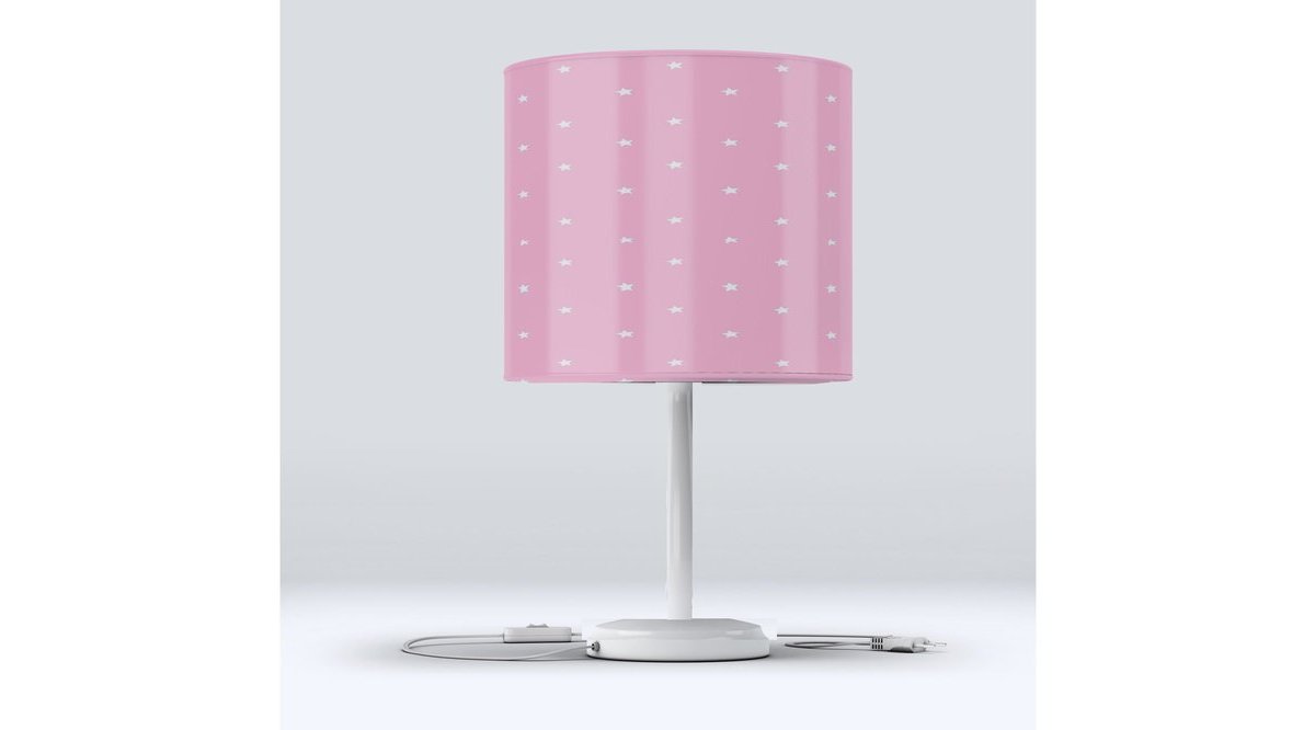 ELSE PEMBE YILDIZLAR KUMAŞ BAŞLIKLI MODERN ÇOCUK ODASI