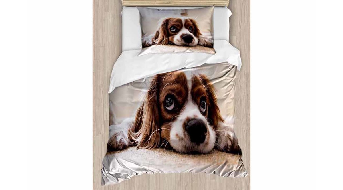 ELSE SEVİMLİ KÖPEK 3D DESENLİ TEK KİŞİLİK NEVRESİM TAKIMI FİYATI Vivense