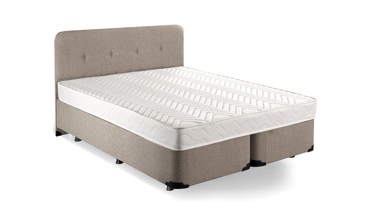 NİRON LUNA ÇİFT KİŞİLİK BAZA BAŞLIK YATAK SETİ 150x200 NİRON LUNA ÇİFT KİŞİLİK BAZA BAŞLIK YATAK SETİ 150x200