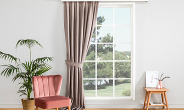 MASSARELLİ FON PERDE ORTA SIK PİLE VİZON RENGİ 60 CM