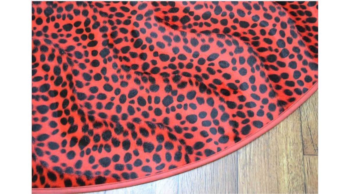 MARKAEV ZEBRA YUVARLAK HALI KIRMIZI FİYATI Vivense