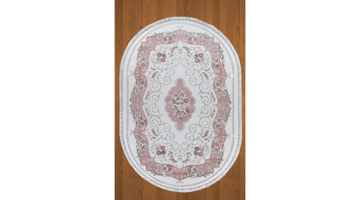 MARKAEV ORİANTAL HALI OVAL PEMBE 2 120X180 FİYATI Vivense