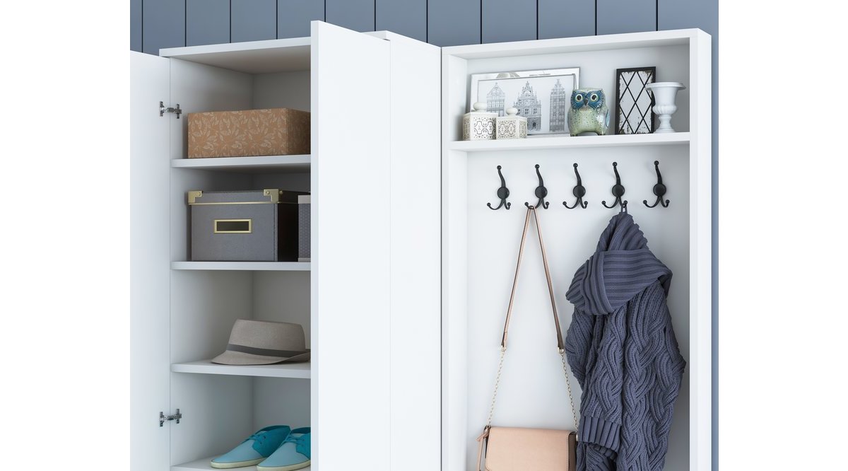 RANİ P6 MODERN PORTMANTO AYAKKABILIK VESTİYER BEYAZ M11 RANİ P6 MODERN PORTMANTO AYAKKABILIK VESTİYER BEYAZ M11