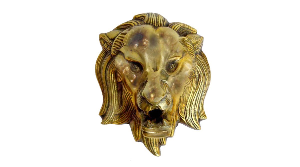 LUCKYART GOLD ASLAN KAFA 26 CM FİYATI Vivense