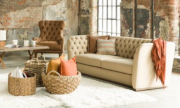 LİZBON KOLTUK TAKIMI KREM KAHVE