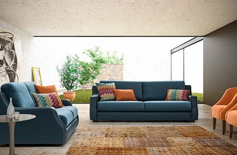 LEXUS KOLTUK TAKIMI MAVİ-TURUNCU