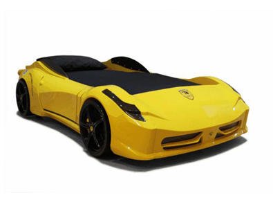 FERRARİ ARABALI YATAK SARI