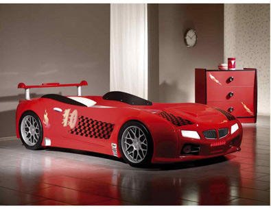 BMW ARABALI YATAK KIRMIZI