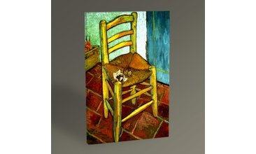VİNCENT VAN GOGH PİPOSUYLA VİNCET'İN SANDALYESİ 30X20