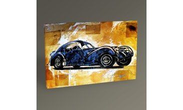 BLUE CAR TABLO 30X20