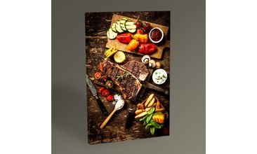 PORTERHOUSE STEAK TABLO  30X20