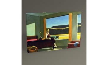 EDWARD HOPPER WESTERN MOTEL TABLO 30X20