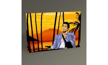 AL PACİNO SCARFACE TABLO 30X20