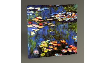 CLAUDE MONET NİLÜFERLER TABLO N5 30X30