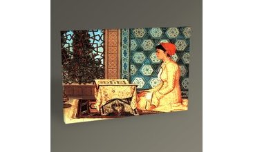 OSMAN HAMDİ KURAN OKUYAN KIZ TABLO 30X20