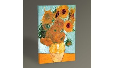 VİNCENT VAN GOGH AYÇİÇEKLERİ TABLO 30X20
