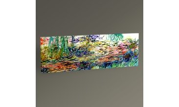 CLAUDE MONET NİLÜFERLER TABLO N6 60X20
