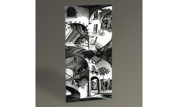 MC ESCHER HİGH AND LOW 60X30