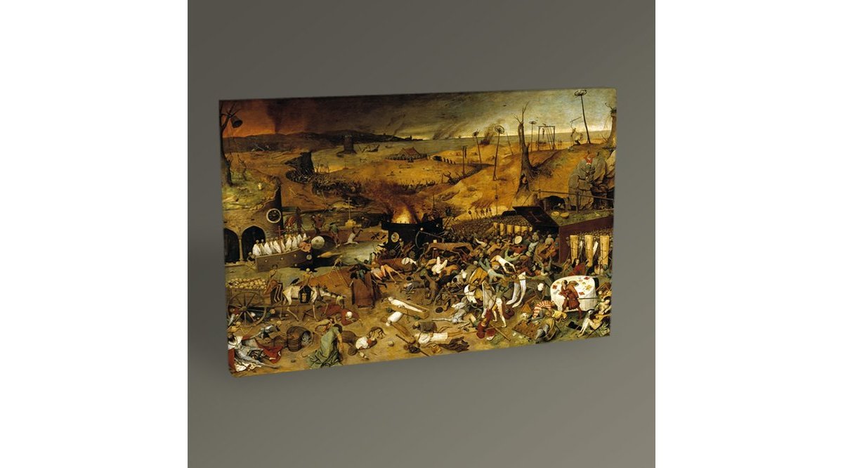 PİETER BRUEGEL DE TRİOMF VAN DE DOOD 30X20 FİYATI - Vivense