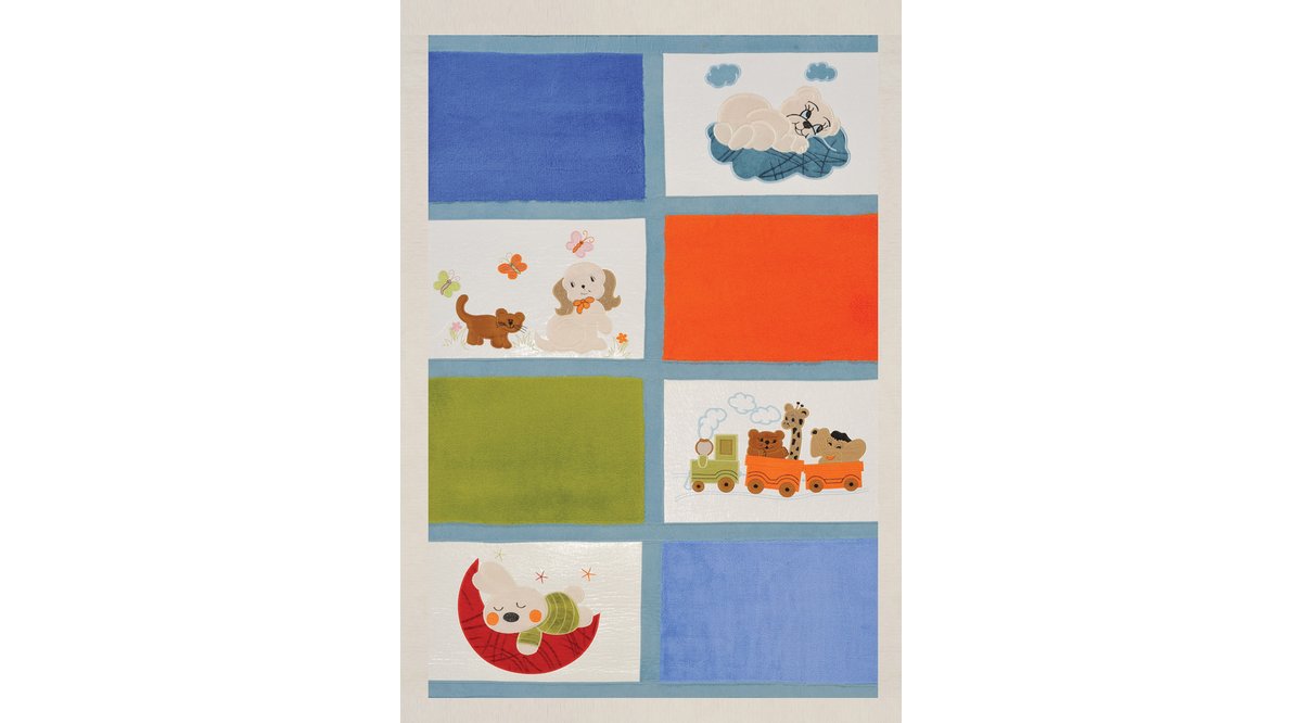 BEBİŞİM ÇOCUK ODASI HALI BBOZELMAVI 100X150 CM FİYATI Vivense