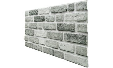 3 BOYUTLU STRAFOR RENKLİ KÜLTÜR TUĞLASI DESENLİ KÖPÜK DUVAR KAPLAMA PANELİ BR 526