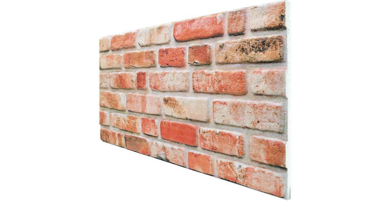 3 BOYUTLU STRAFOR RENKLİ KÜLTÜR TUĞLASI DESENLİ KÖPÜK DUVAR KAPLAMA