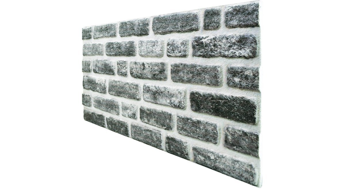 3 BOYUTLU STRAFOR RENKLİ KÜLTÜR TUĞLASI DESENLİ KÖPÜK DUVAR KAPLAMA