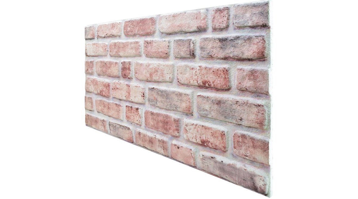 3 BOYUTLU STRAFOR RENKLİ KÜLTÜR TUĞLASI DESENLİ KÖPÜK DUVAR KAPLAMA