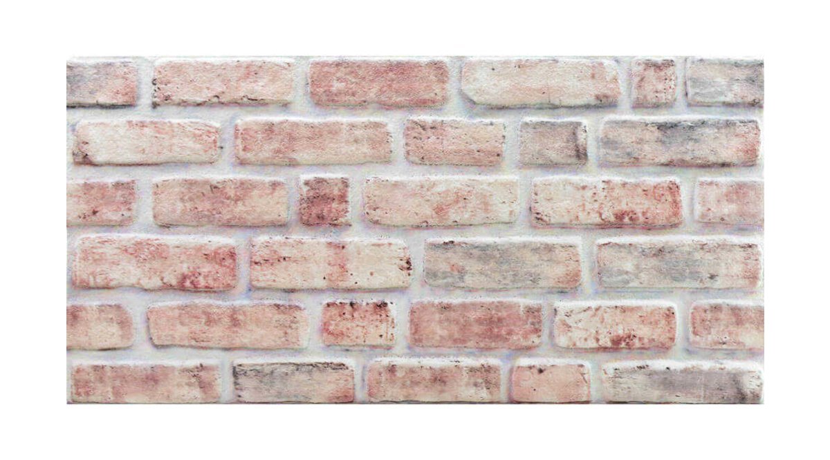3 BOYUTLU STRAFOR RENKLİ KÜLTÜR TUĞLASI DESENLİ KÖPÜK DUVAR KAPLAMA