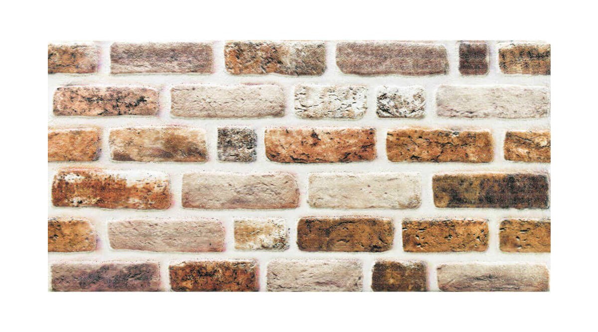 3 BOYUTLU STRAFOR RENKLİ KÜLTÜR TUĞLASI DESENLİ KÖPÜK DUVAR KAPLAMA