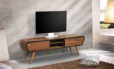 RETRO RADİO TV ÜNİTESİ CEVİZ