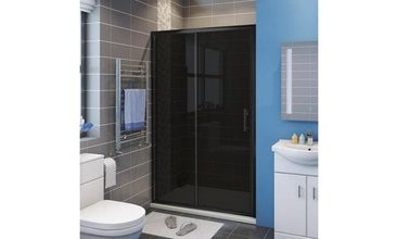 BLACK TERAPİ İKİ DUVAR ARASI FÜME CAM DUŞAKABİN 130-150 CM