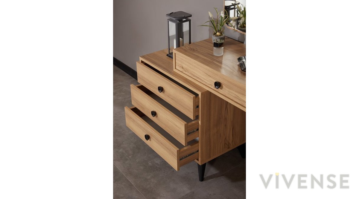 ETİ 4 KAPILI ÇEKMECELİ YATAK ODASI TAKIMI FİYATI Vivense