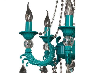 ELEGANZA AVİZE TURKUAZ 5Lİ