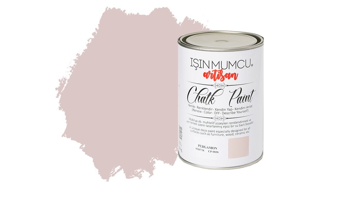 CHALK PAİNT MOBİLYA BOYASI PERGAMON KÜÇÜK (1.3 KG) FİYATI Vivense