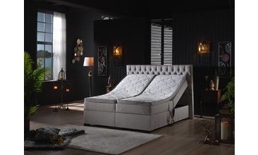 LEİLA HAREKETLİ SANDIKLI ÇİFT KİŞİLİK BAZA BAŞLIK YATAK SETİ