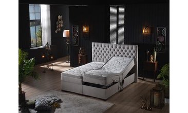 LEİLA HAREKETLİ SANDIKLI ÇİFT KİŞİLİK BAZA BAŞLIK YATAK SETİ