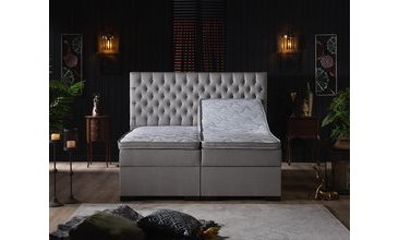 LEİLA HAREKETLİ SANDIKLI ÇİFT KİŞİLİK BAZA BAŞLIK YATAK SETİ