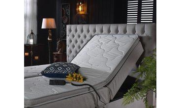 LEİLA HAREKETLİ SANDIKLI ÇİFT KİŞİLİK BAZA BAŞLIK YATAK SETİ