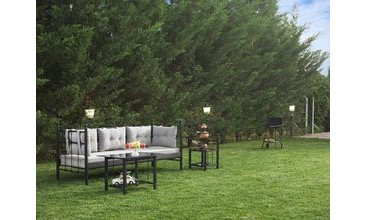 LALAS METAL SOFA SEDİR SİYAH 90X200CM