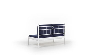 MİTAS METAL SOFA SEDİR BEYAZ 70X140CM