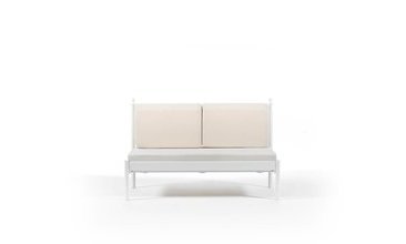 MİTAS METAL SOFA SEDİR BEYAZ 70X140CM