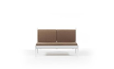 MİTAS METAL SOFA SEDİR BEYAZ 70X140CM