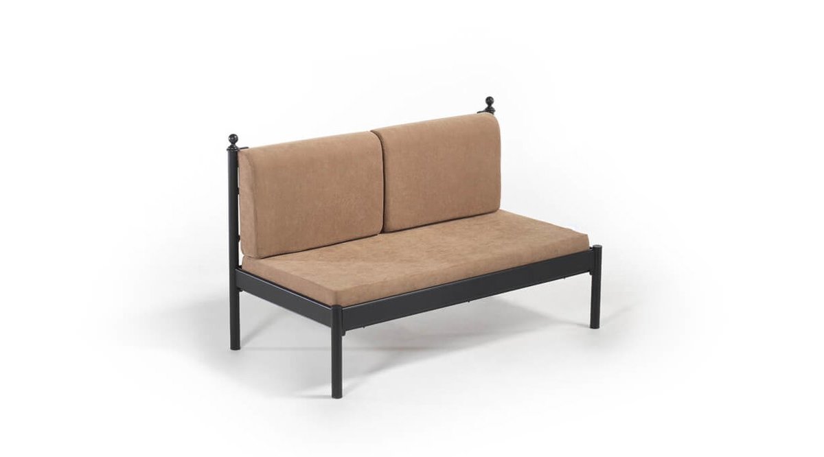 MİTAS SOFA SEDİR 70X140 SİYAHKAHVERENGİ FİYATI Vivense